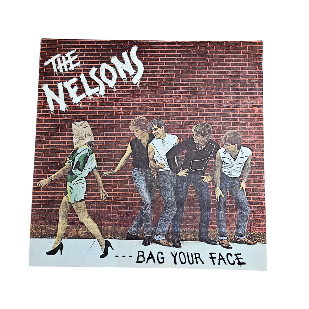The Nelsons Bag Your Face 1982‎ Promo Flat Album Poster 12x12 Punk New Wave
